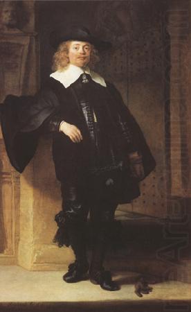 Portrait of a Man Standing (mk33), REMBRANDT Harmenszoon van Rijn